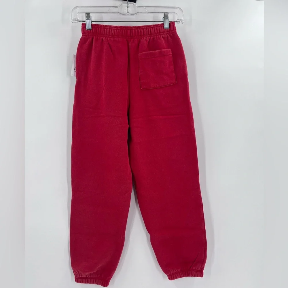 Gap Kids VintageSoft Relaxed Joggers red medium size 8